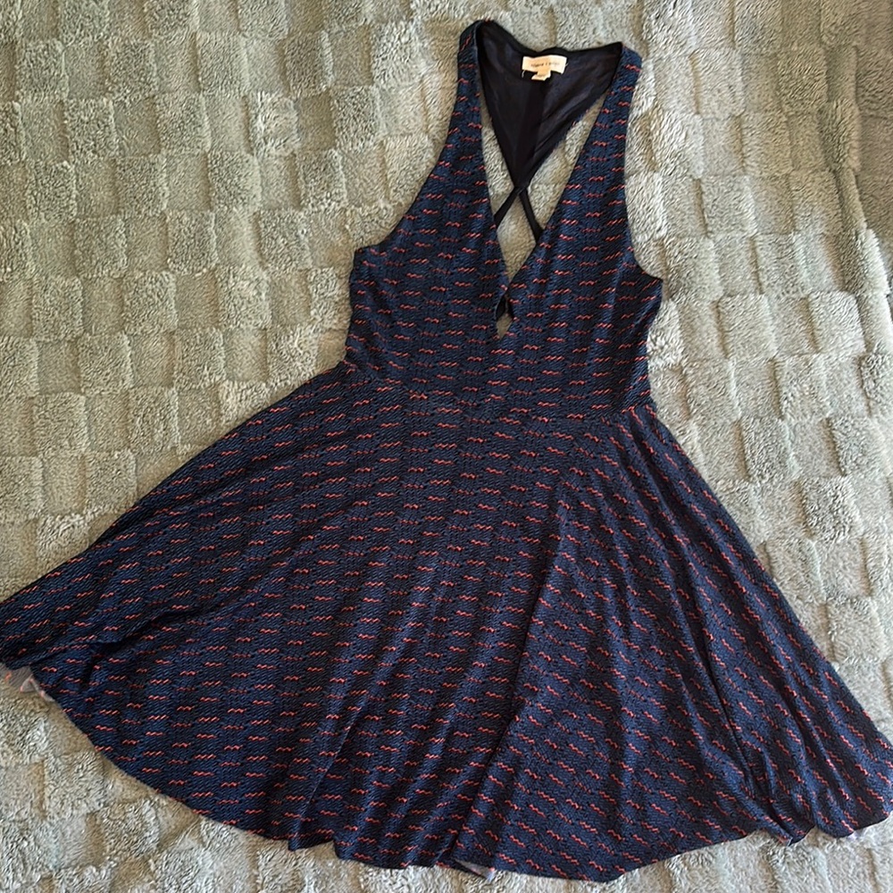 Silence‎ + Noise Blue Halter Sundress